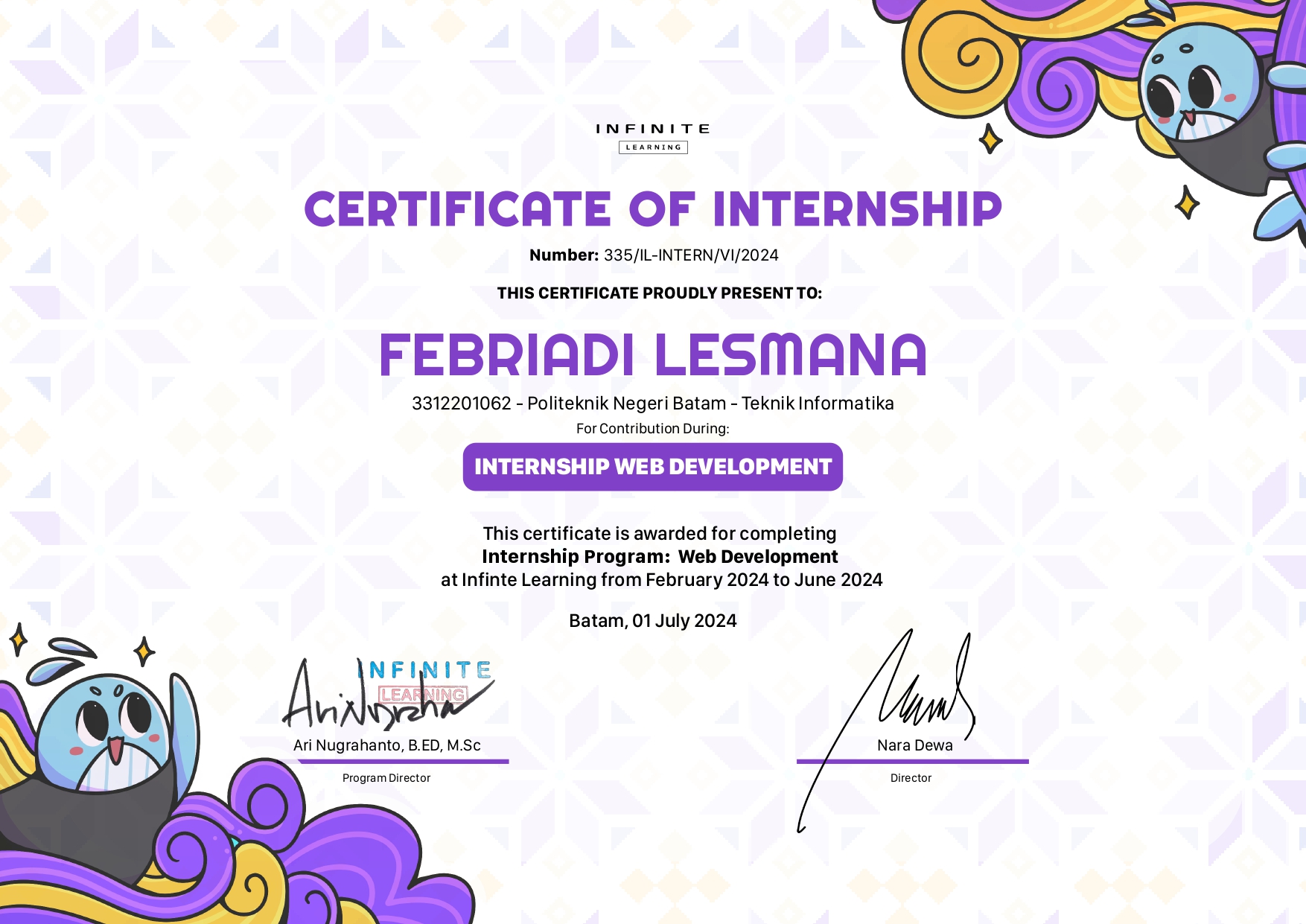 Certificate of Achievement