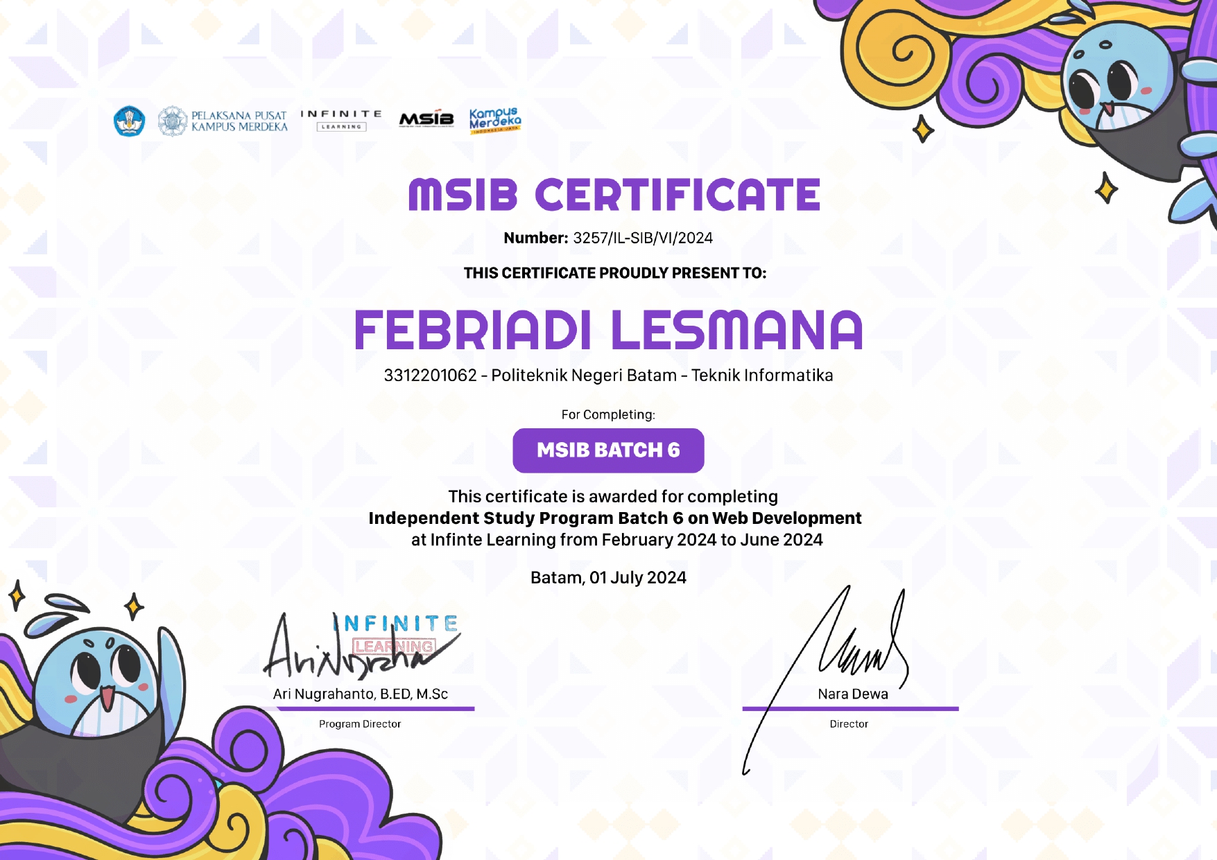 Certificate of Achievement